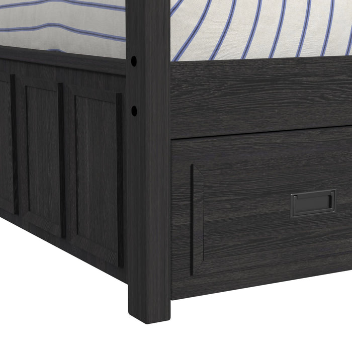 Hampton Kids Over Bunk with Ladder and Trundle