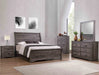 Crown Mark Furniture Coralee 2 Drawer Nightstand in Gray image