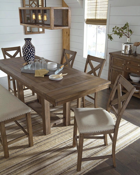 Moriville Counter Height Dining Set - In Home Furniture (San Antonio, TX)