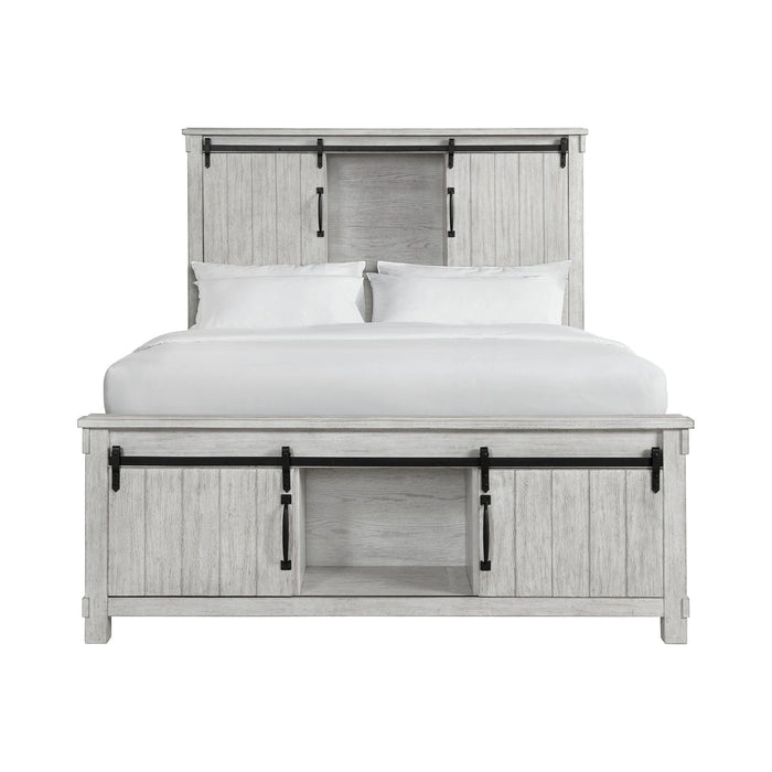Scott Storage Bed White Finish