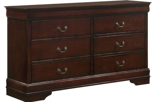 Elements International Louis Philippe Dresser in Cherry image