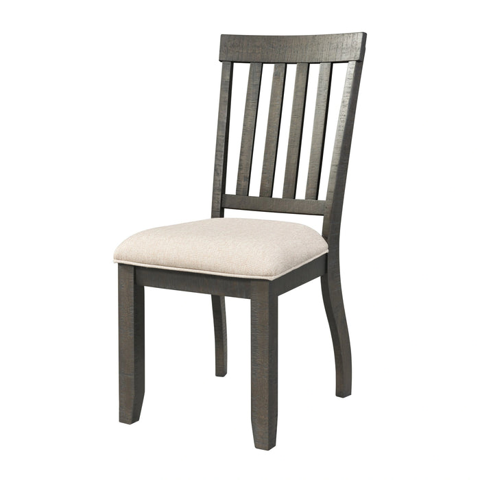 Stone Dining 7PC Set- Table, 4 Side Chairs, & 2 Parson Chairs