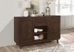 Reynolds 2-door Dining Sideboard Server Brown Oak image