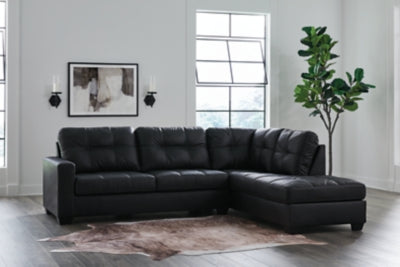 Barlin Mills Sectional with Chaise - In Home Furniture (San Antonio, TX)