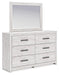 Cayboni Dresser and Mirror - In Home Furniture (San Antonio, TX)