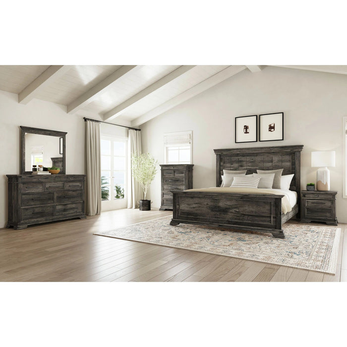 Park Ridge Panel Bedroom Set in Charcoal