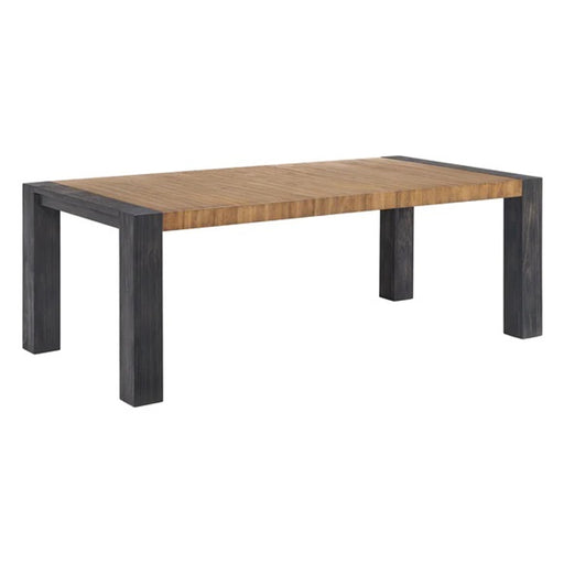 Elements International Breckenridge Dining Table in Black/Oak image