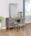 Leighton 3-piece Vanity Set Metallic Platinum image