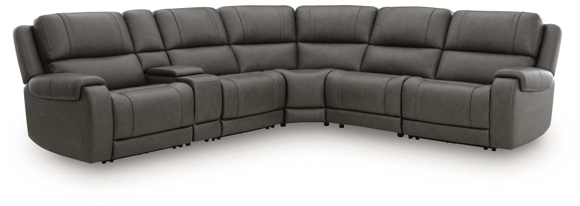 5Z - Pittson Power Reclining Sectional - In Home Furniture (San Antonio, TX)