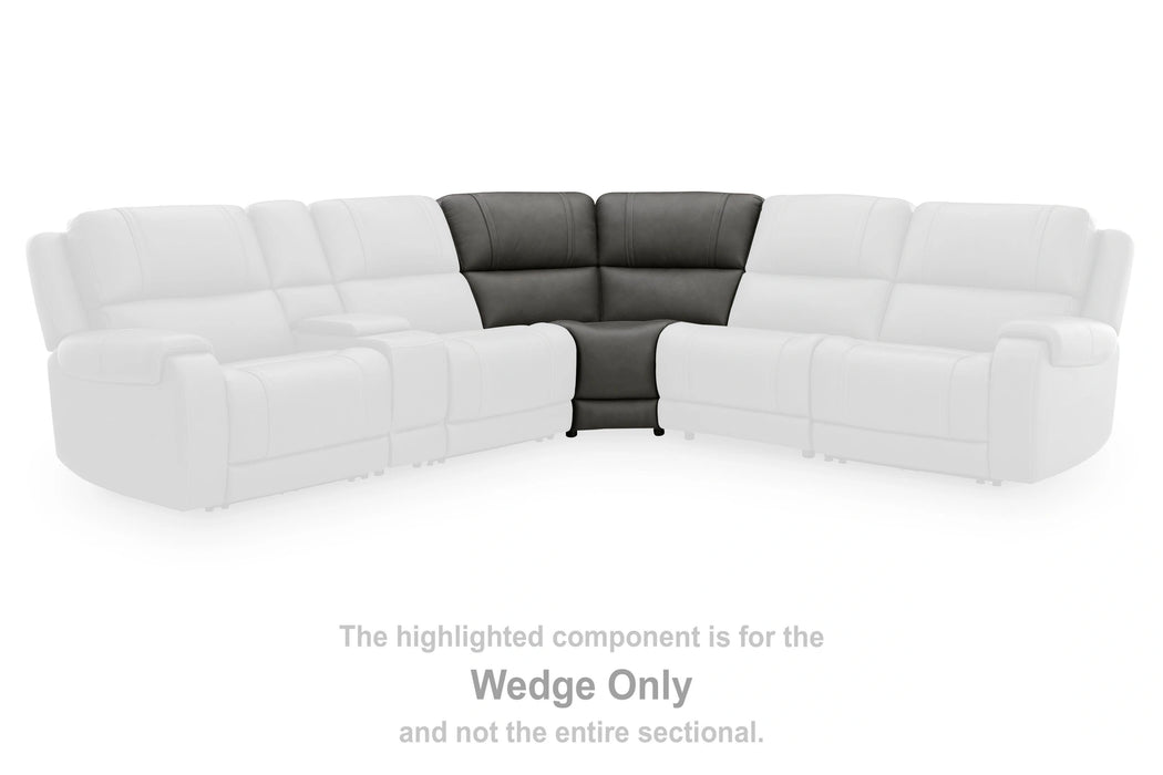 5Z - Pittson Power Reclining Sectional - In Home Furniture (San Antonio, TX)