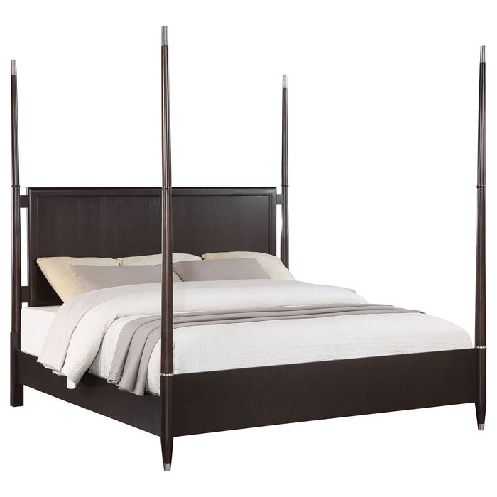 Emberlyn Four-Poster Panel Bed