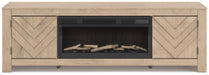 Cayboni 71" TV Stand with Electric Fireplace - In Home Furniture (San Antonio, TX)