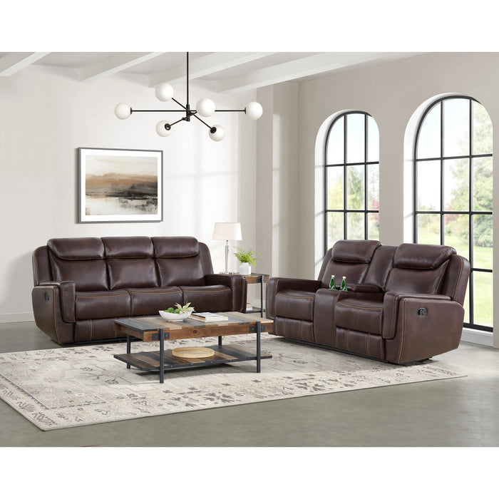Panther Living Room Set in Neono Brown