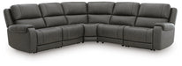 5Z - Pittson Power Reclining Sectional - In Home Furniture (San Antonio, TX)