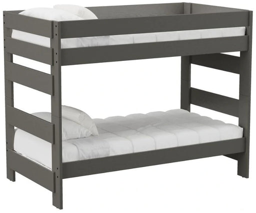 Elements International Cali Kids Twin over Twin Bunk Bed in Sleek Gray image