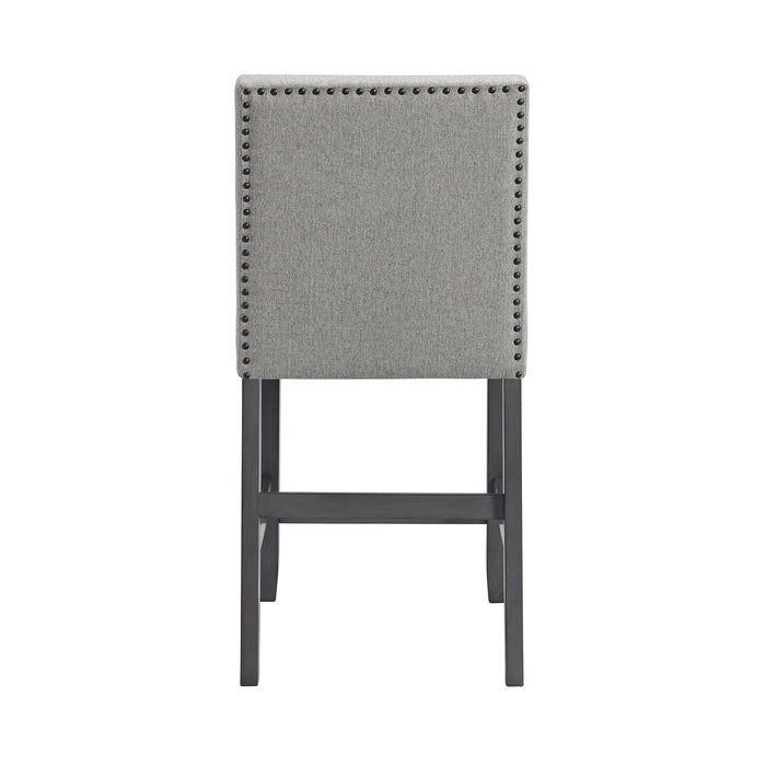 Seneca Counter Side Chair with Grey Fabric (2 Per Carton)