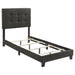 Mapes Tufted Upholstered Twin Bed Charcoal image