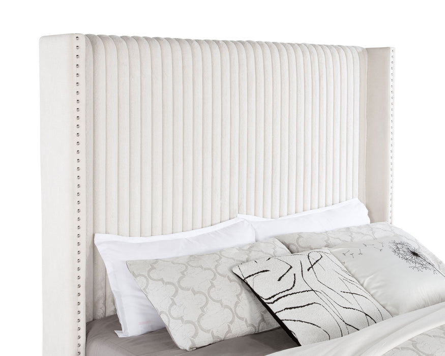 Natasha Wingback Bed - In Home Furniture (San Antonio, TX)