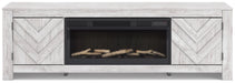 Cayboni 71" TV Stand with Electric Fireplace - In Home Furniture (San Antonio, TX)