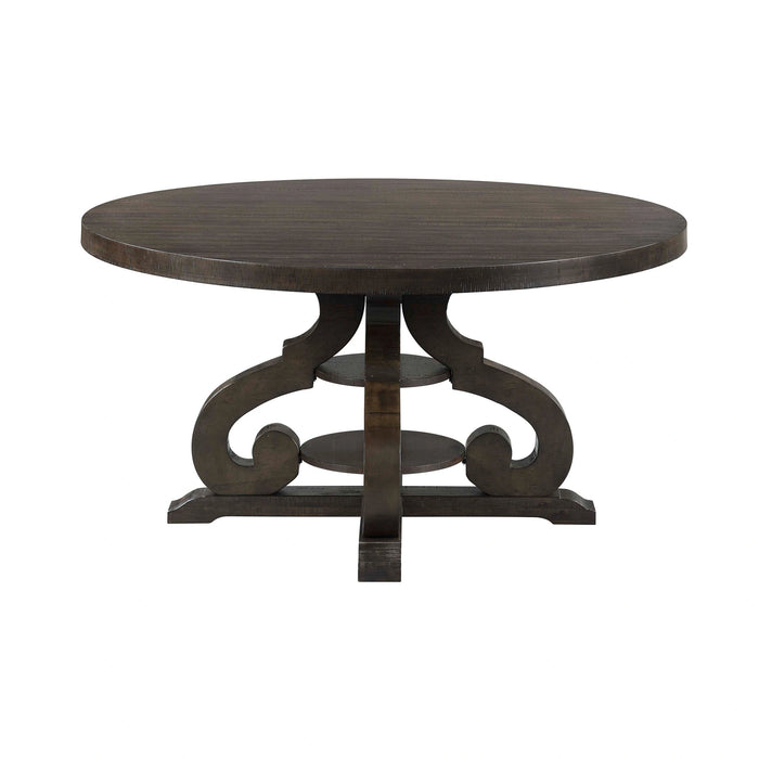 Stone Round Dining Table W/PU Base