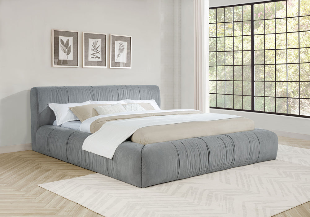 Wilshire Panel Platform Bed - In Home Furniture (San Antonio, TX)