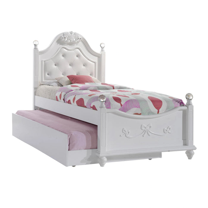 ALANA PLATFORM BEDROOM SET W/ STORAGE TRUNDLE