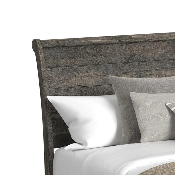 Park Ridge Sleigh Storage Bedroom Set in Charcoal