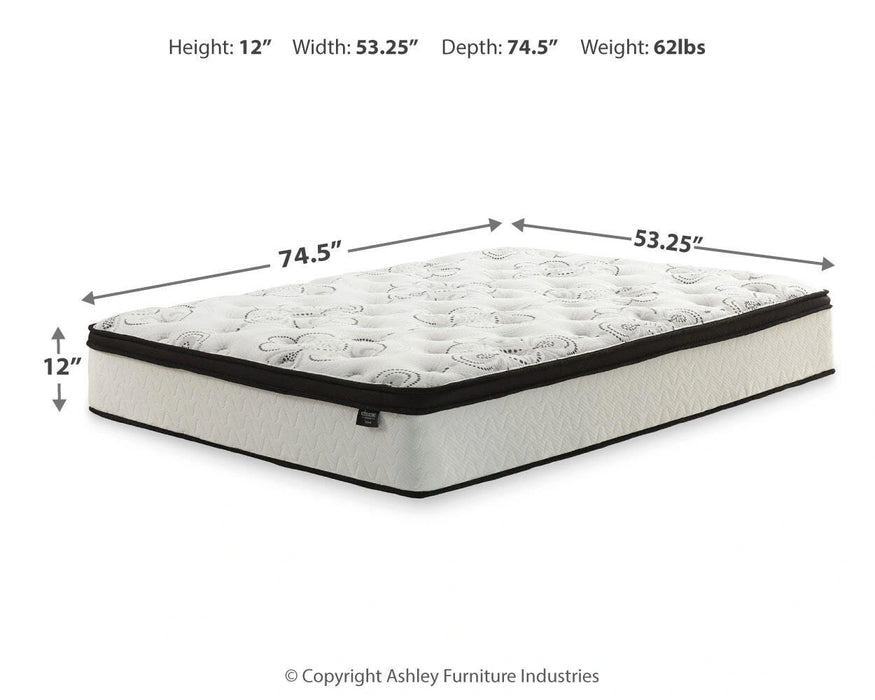 Chime 12 Inch Hybrid Mattress in a Box - In Home Furniture (San Antonio, TX)
