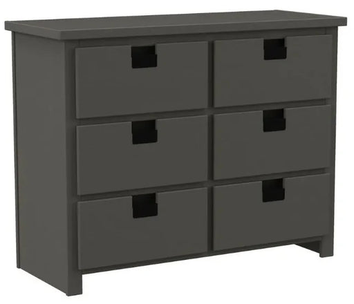 Elements International Cali Kids Dresser in Sleek Gray image