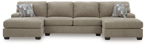 Newellen Sectional with Double Chaise - In Home Furniture (San Antonio, TX)
