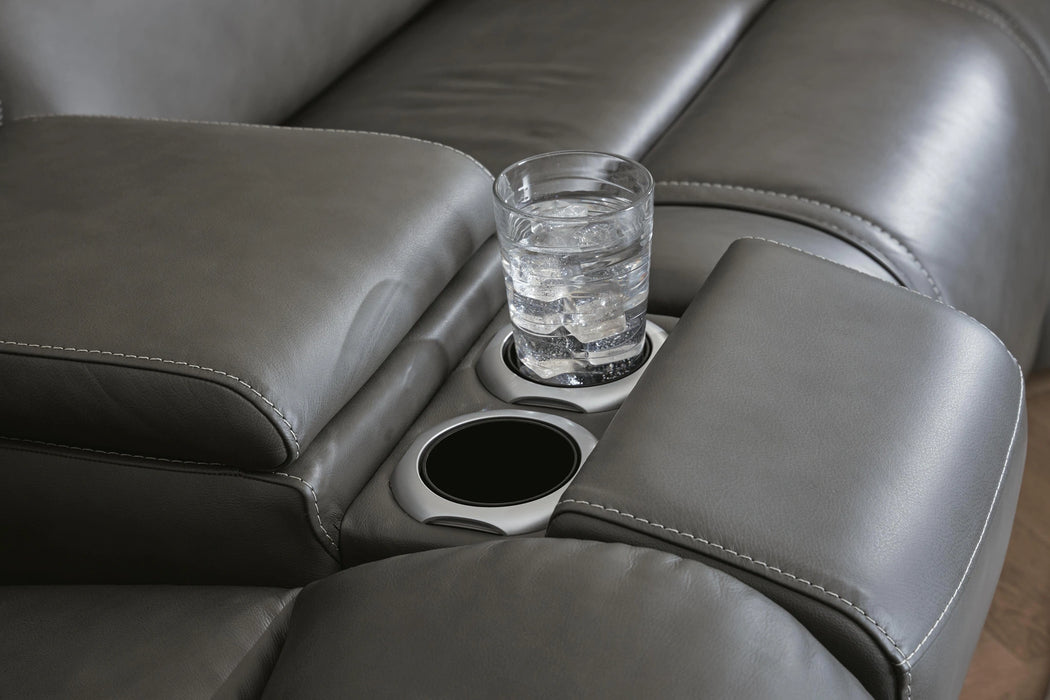 5Z - Pittson Power Reclining Sectional - In Home Furniture (San Antonio, TX)