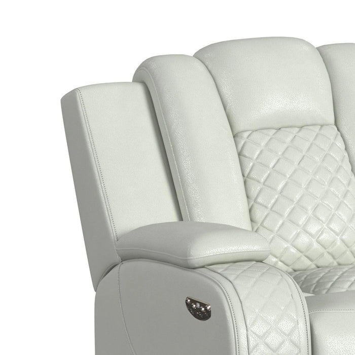 Carlo Power Motion Sofa with Power Headrest, Dropdown Table, Power Strip, LED and Reading Light