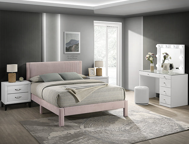 Lucia Q Hb/Fb Side Rails Pink