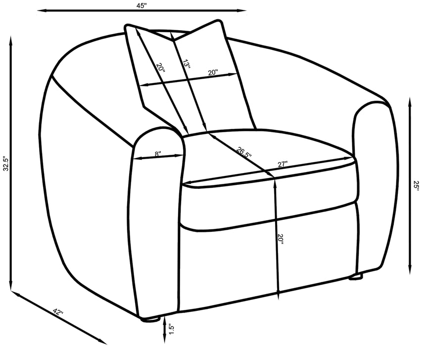 Isabella Stationary 3 Pc Sets - In Home Furniture (San Antonio, TX)