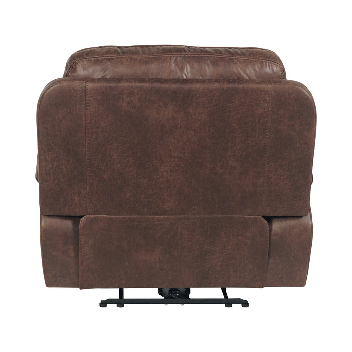 Atlantis Power Motion Recliner with Power Head Recliner in Heritage Brown