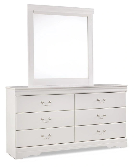 Anarasia Dresser and Mirror - In Home Furniture (San Antonio, TX)