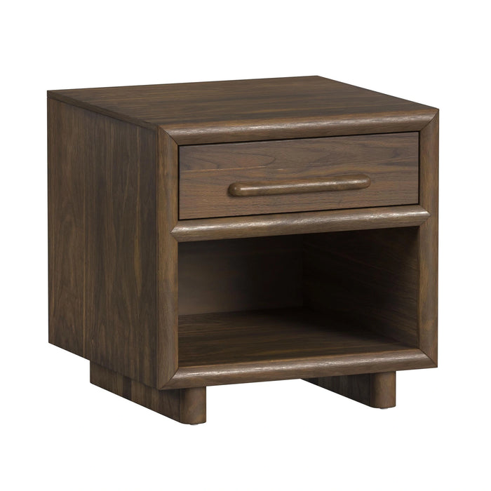 Brisbane 2PC Occasional Table Set in Brown-Coffee Table & End Table