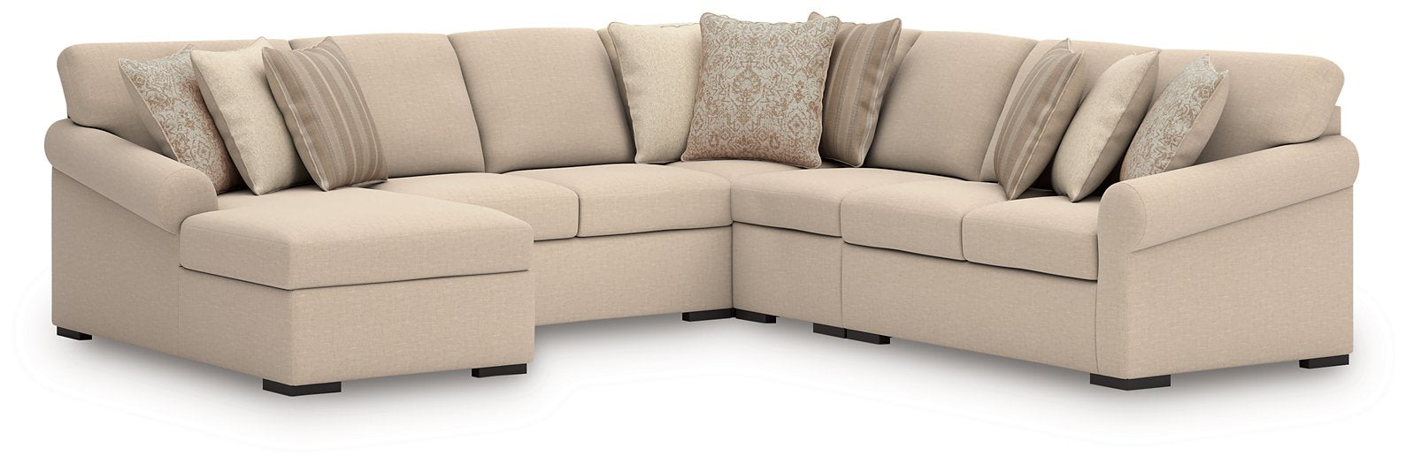 LadyMae Sectional with Chaise - In Home Furniture (San Antonio, TX)