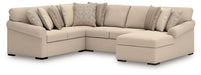 LadyMae Sectional with Chaise - In Home Furniture (San Antonio, TX)