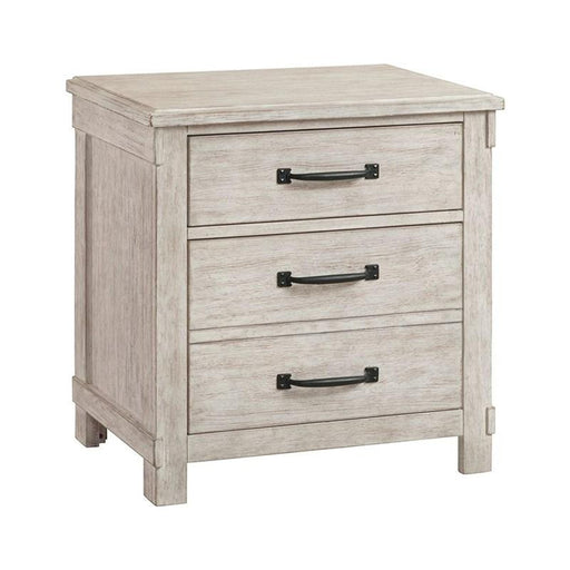 Elements International Scott Nightstand in White image