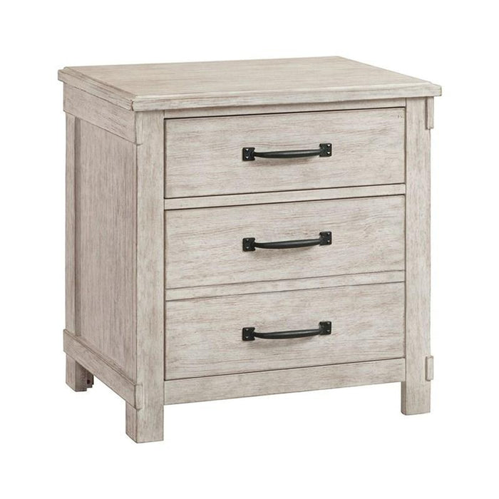 Elements International Scott Nightstand in White image