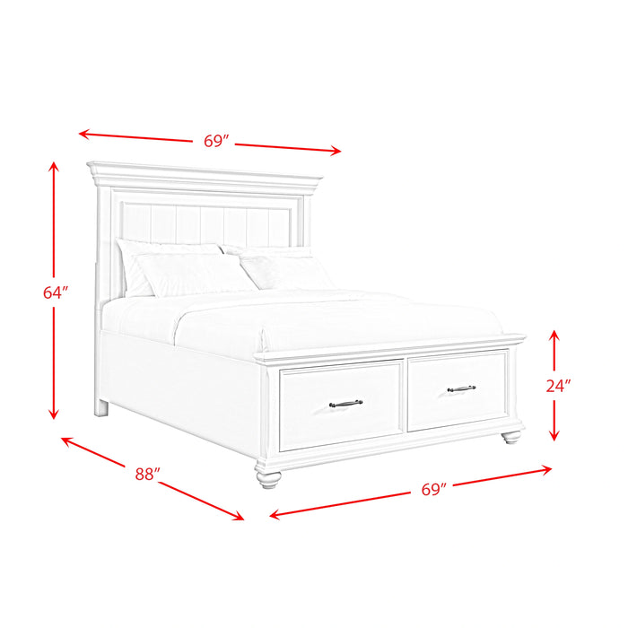 Slater Queen Platform Storage Bed
