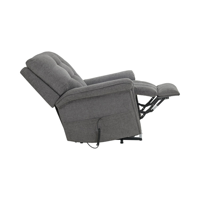 Pecos Power Motion Lift Chair in 15337-2 Ribbit Charcoal