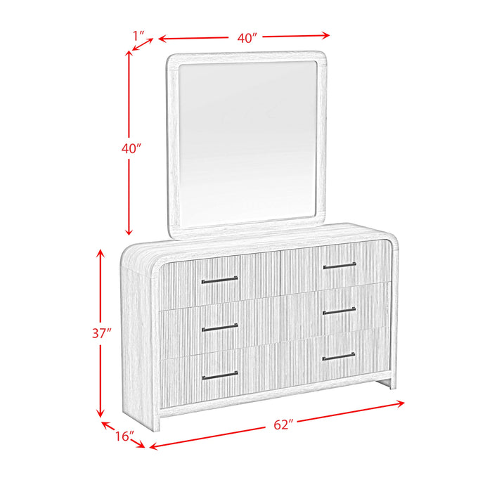 Ridgemont Dresser and Mirror Set