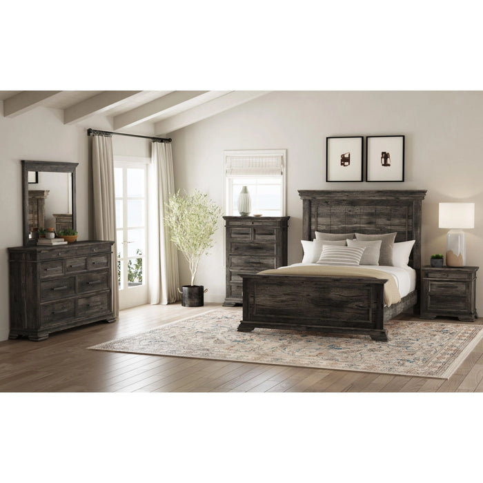 Park Ridge Panel Bedroom Set in Charcoal
