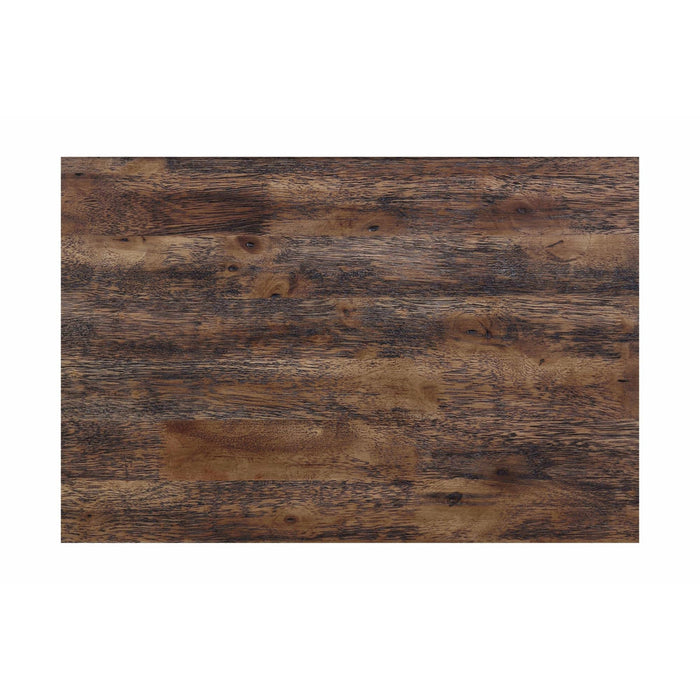 Elements International Warner Twin Storage Bed in Chesnut