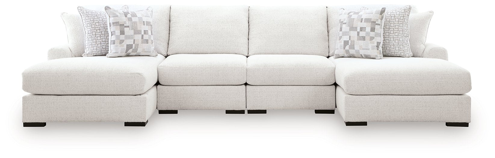 Misty-Lakes Double Chaise Sectional - In Home Furniture (San Antonio, TX)
