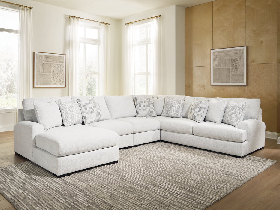 Misty-Lakes Sectional with Chaise - In Home Furniture (San Antonio, TX)