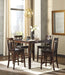 Bennox Counter Height Dining Table and Bar Stools (Set of 5) - In Home Furniture (San Antonio, TX)