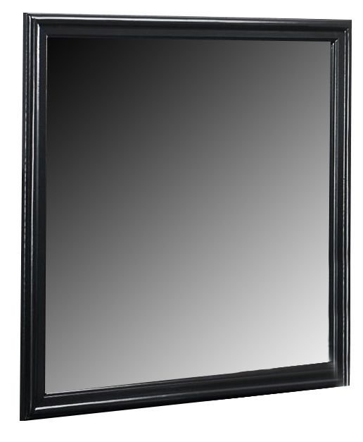 Crown Mark Furniture Louis Philip Dresser Mirror in Black image